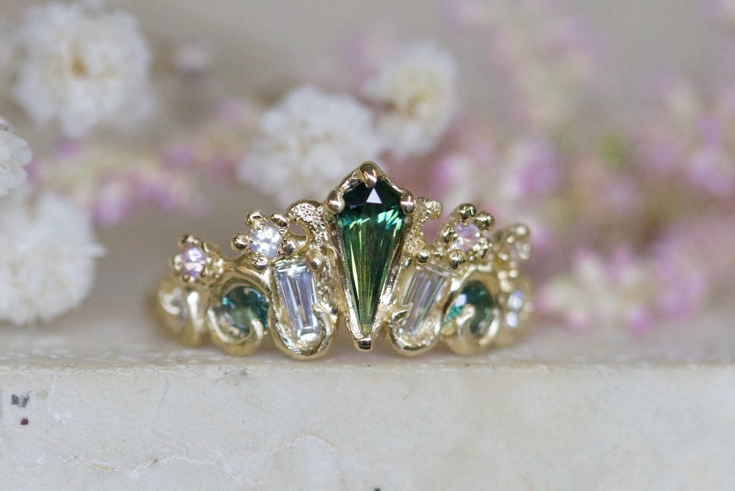 Branwen tiara ring ~ ready to ship