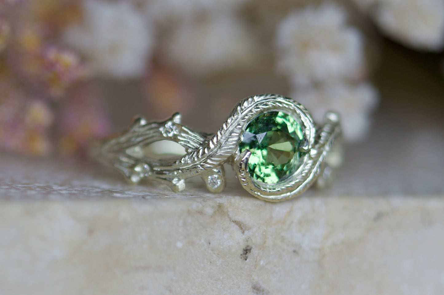 Fern crown ring