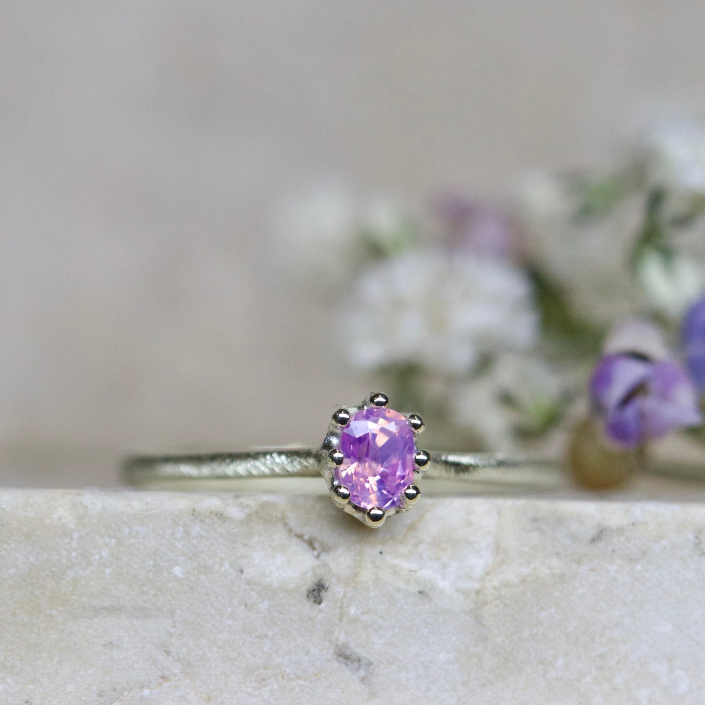 Sea pink solitaire ( ready to ship