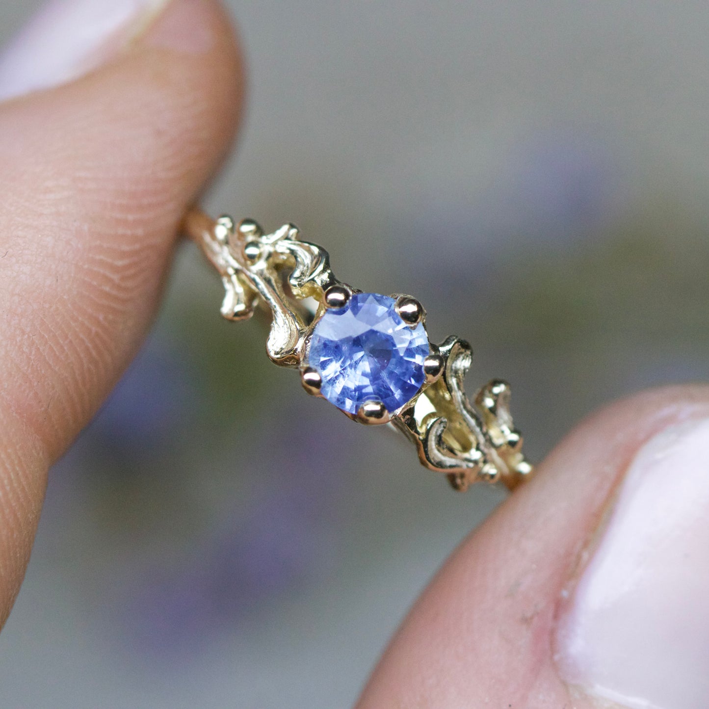 Periwinkle crown ( ready to ship )