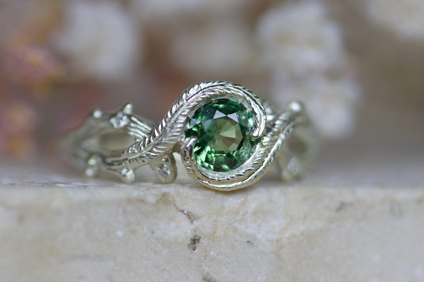 Fern crown ring