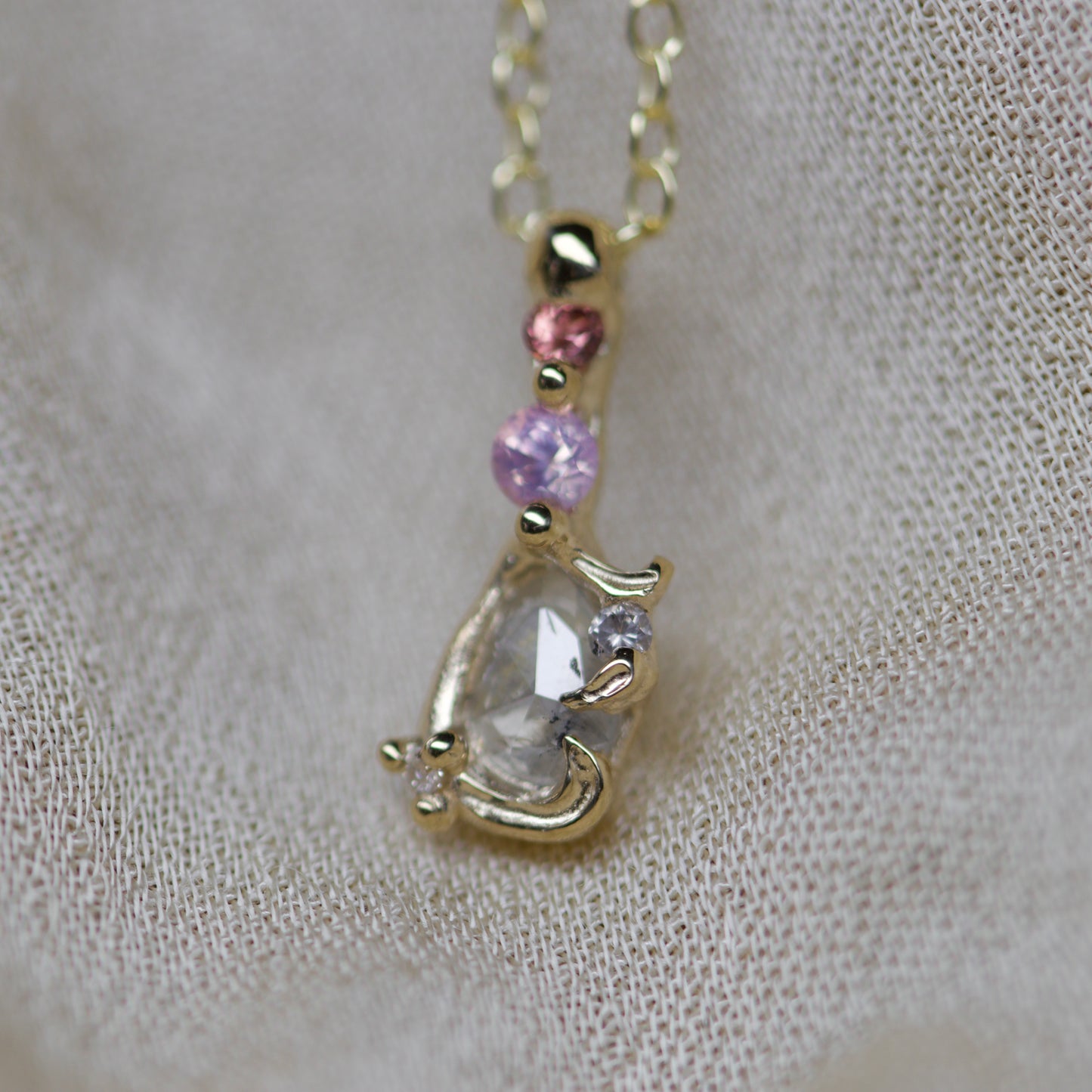 Fae & rose bay necklace ( ready to ship )