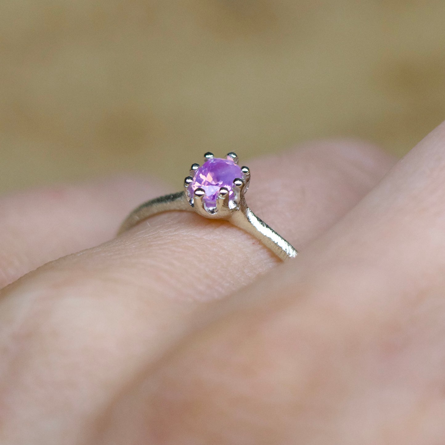 Sea pink solitaire ( ready to ship