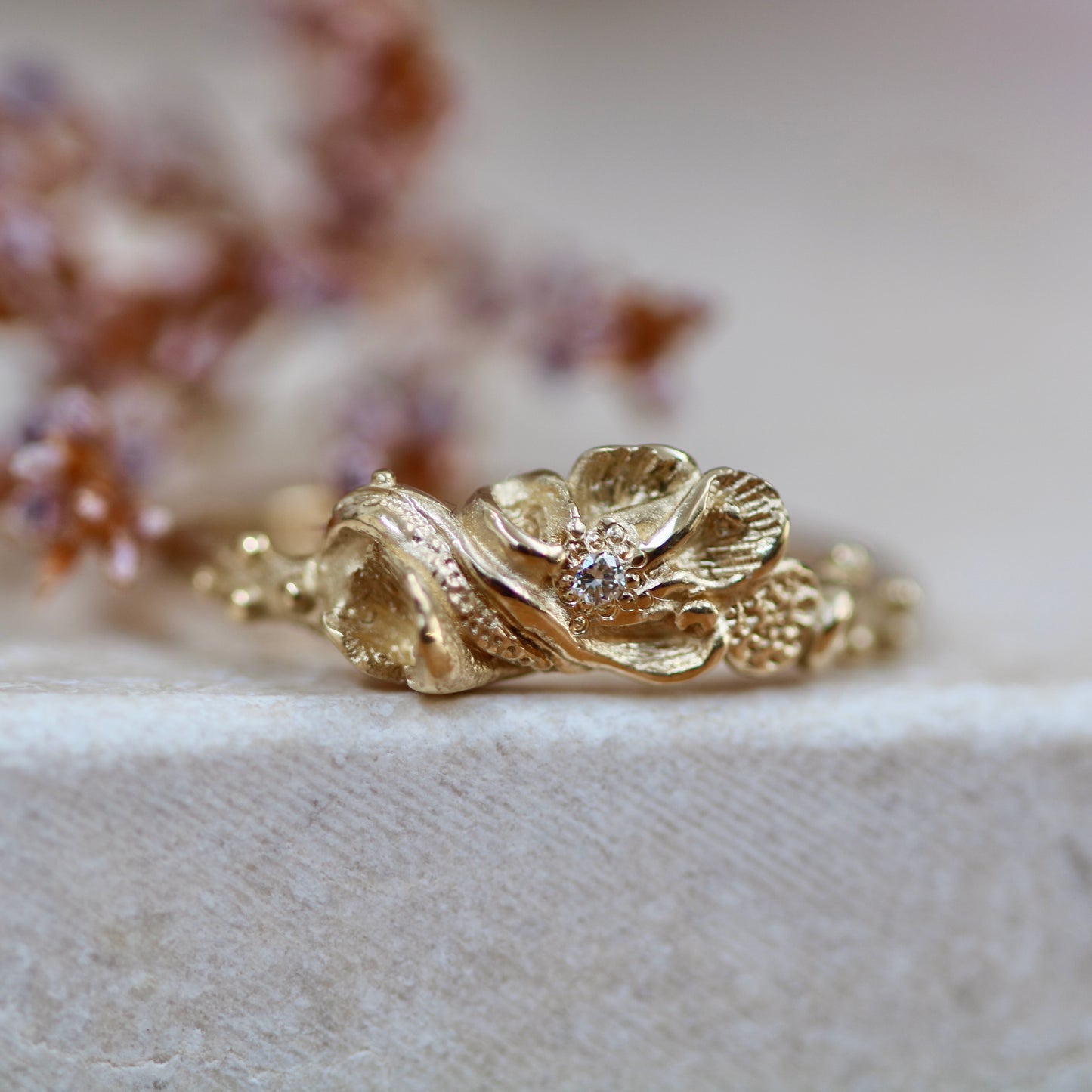 Floral Twist Ring