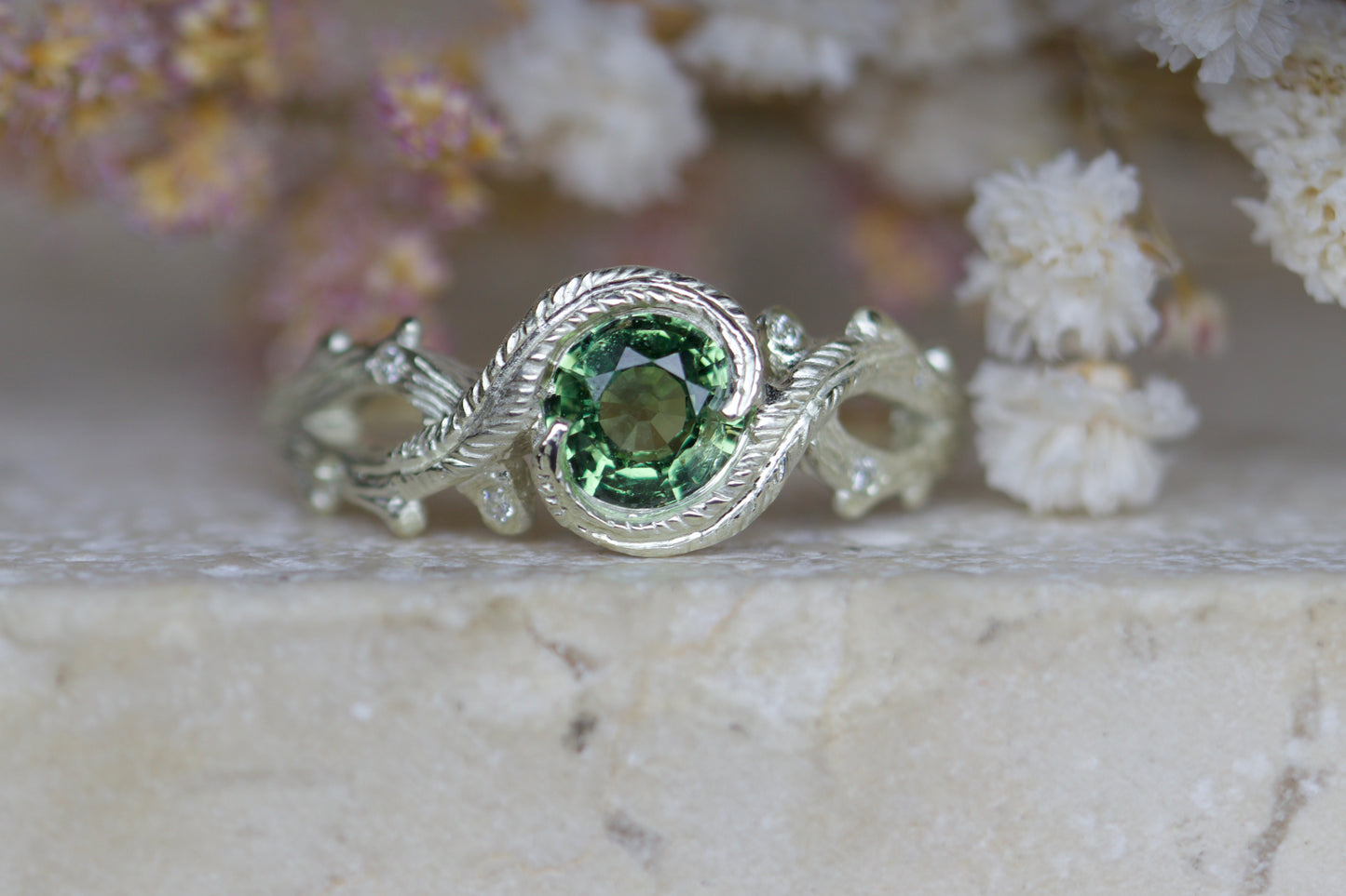 Fern crown ring