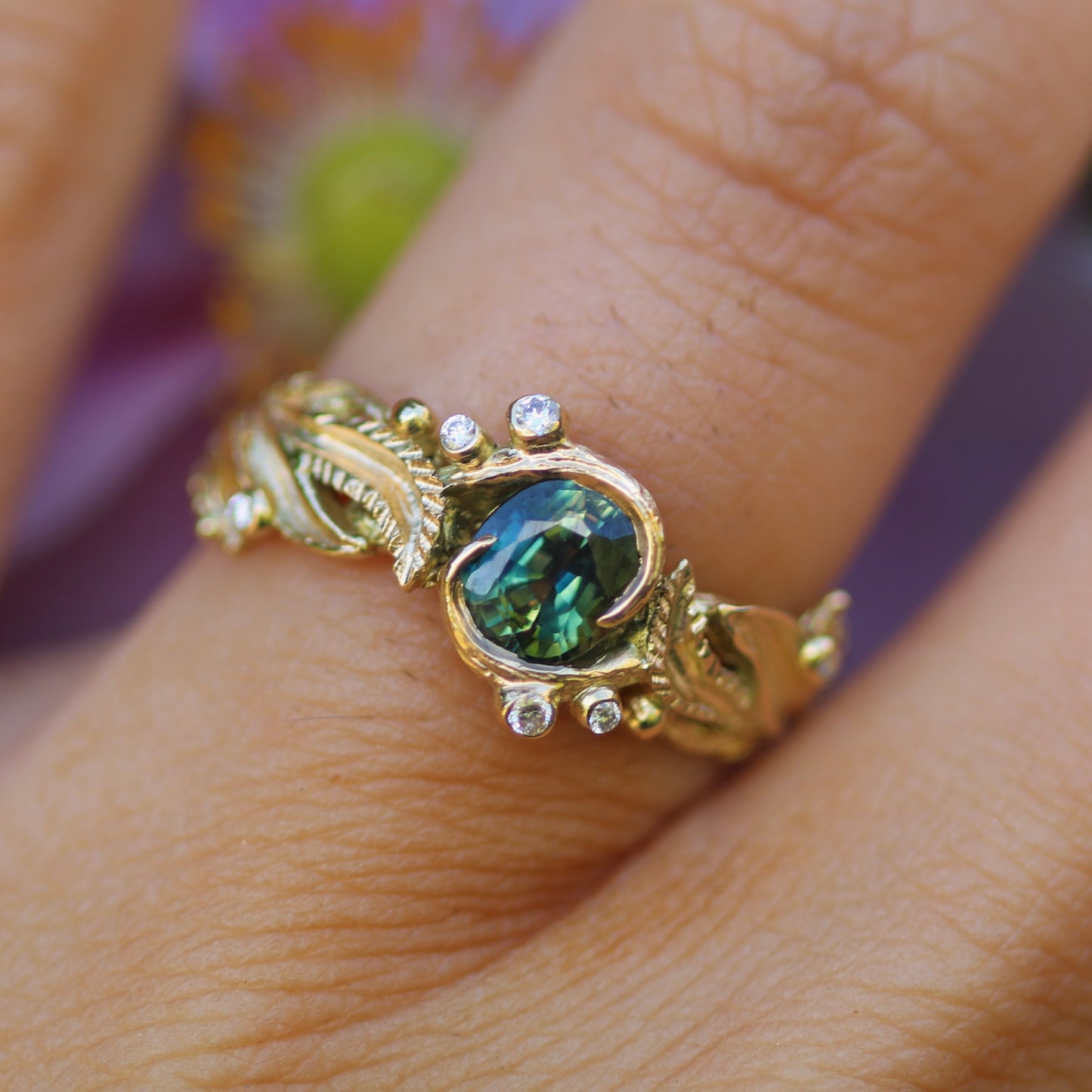 Hawthorne and rosemary ring