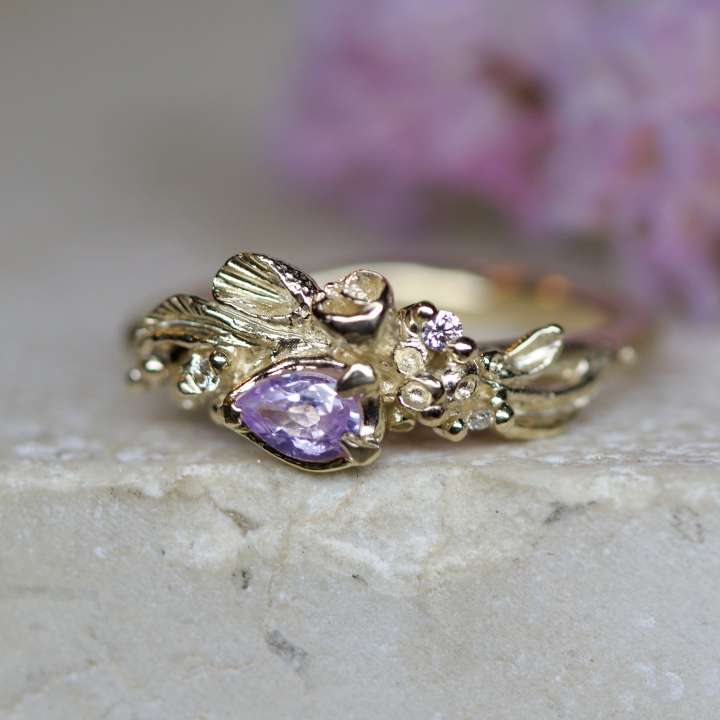 Bronwen ~ gorse ring ( ready to ship )