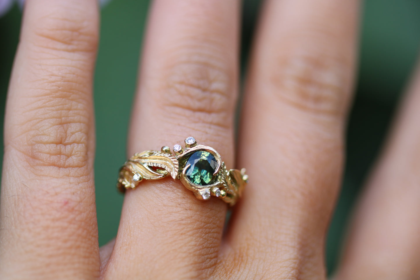 Hawthorne and rosemary ring