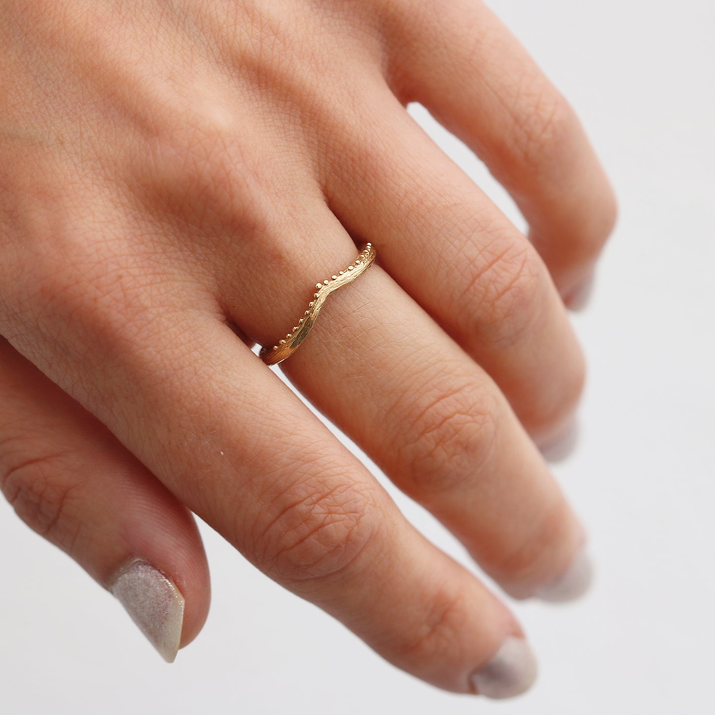 Woodland wishbone Ring