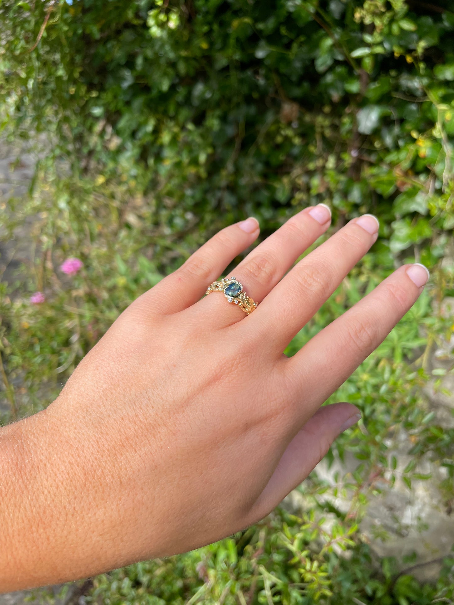 Hawthorne and rosemary ring