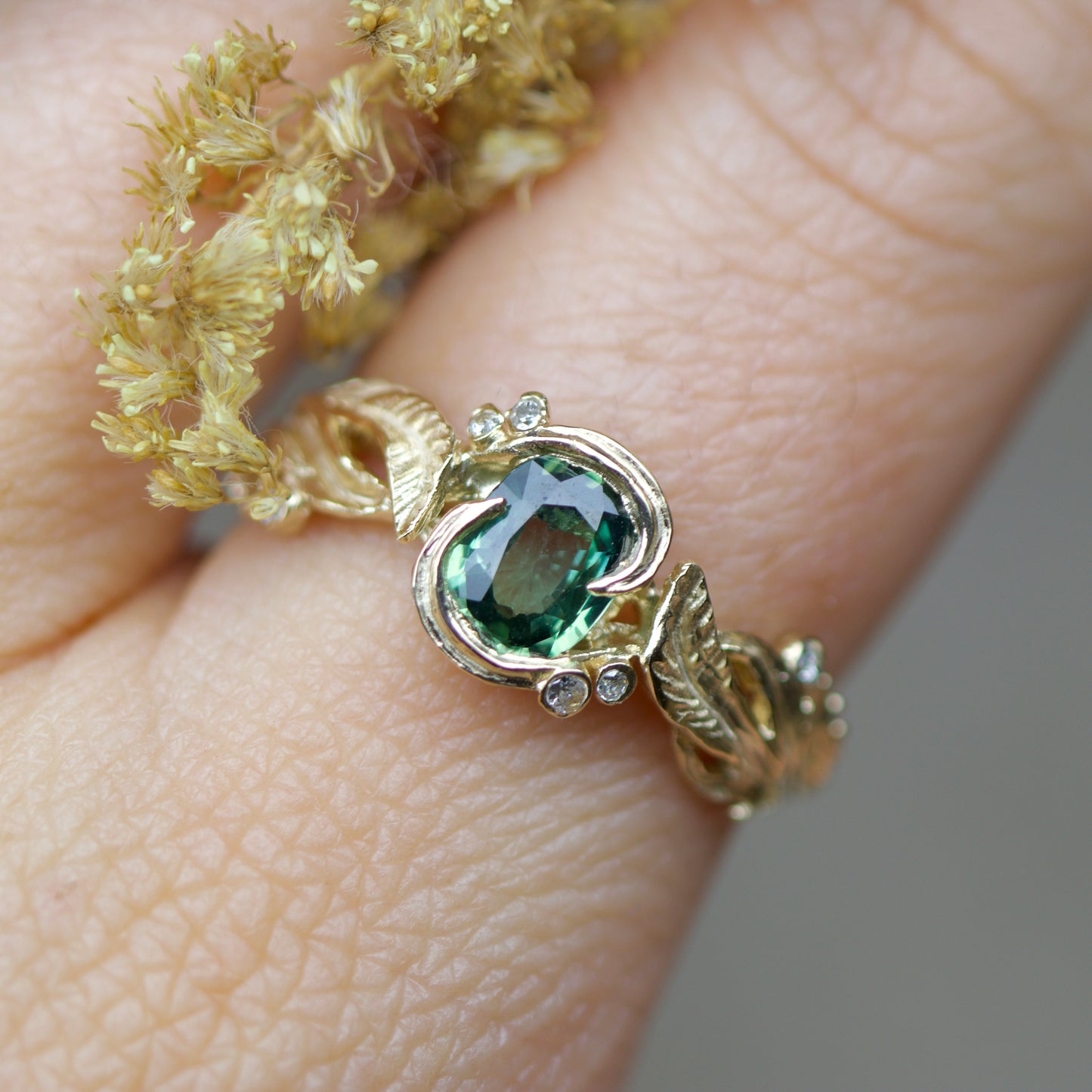 Hawthorne and rosemary ring