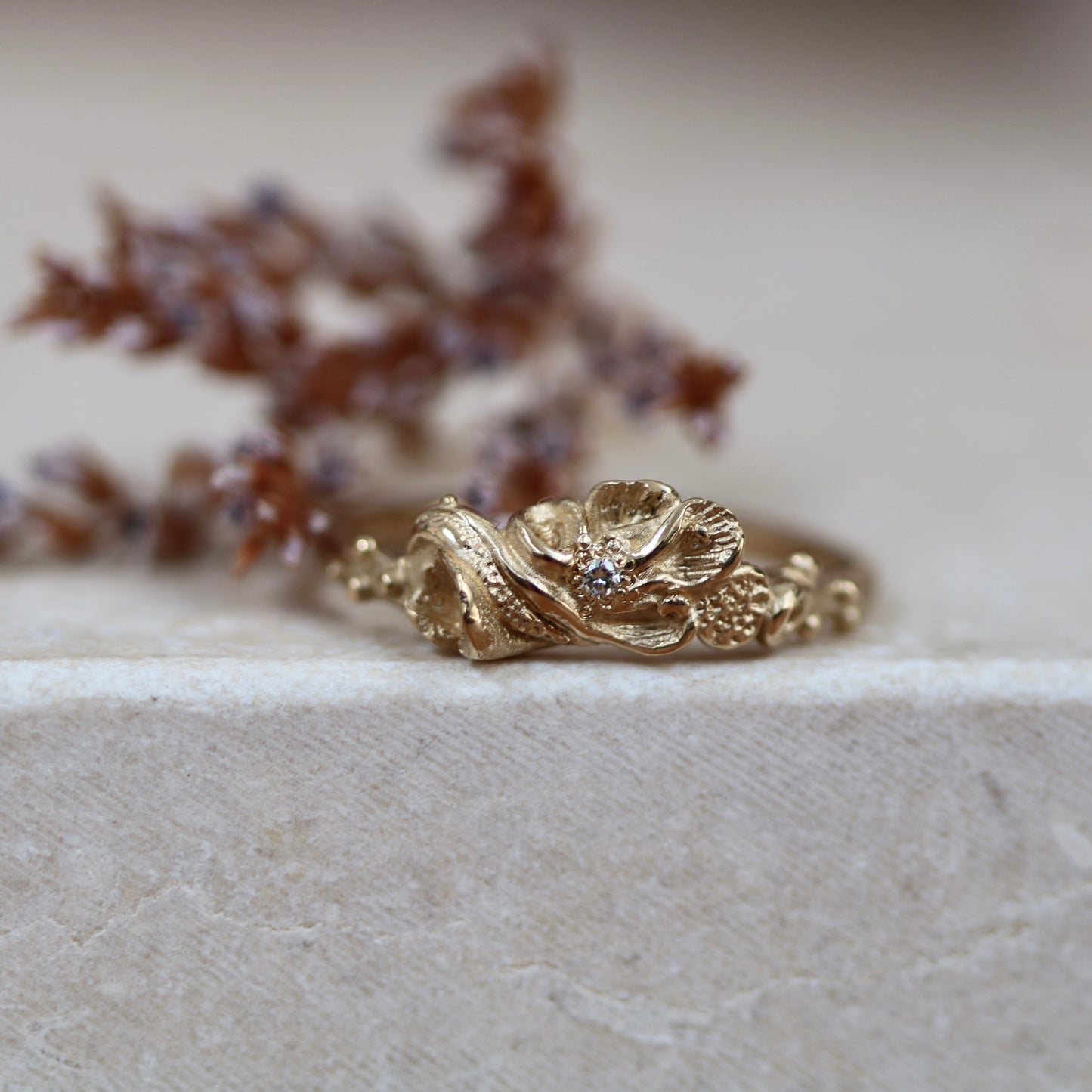 Floral Twist Ring