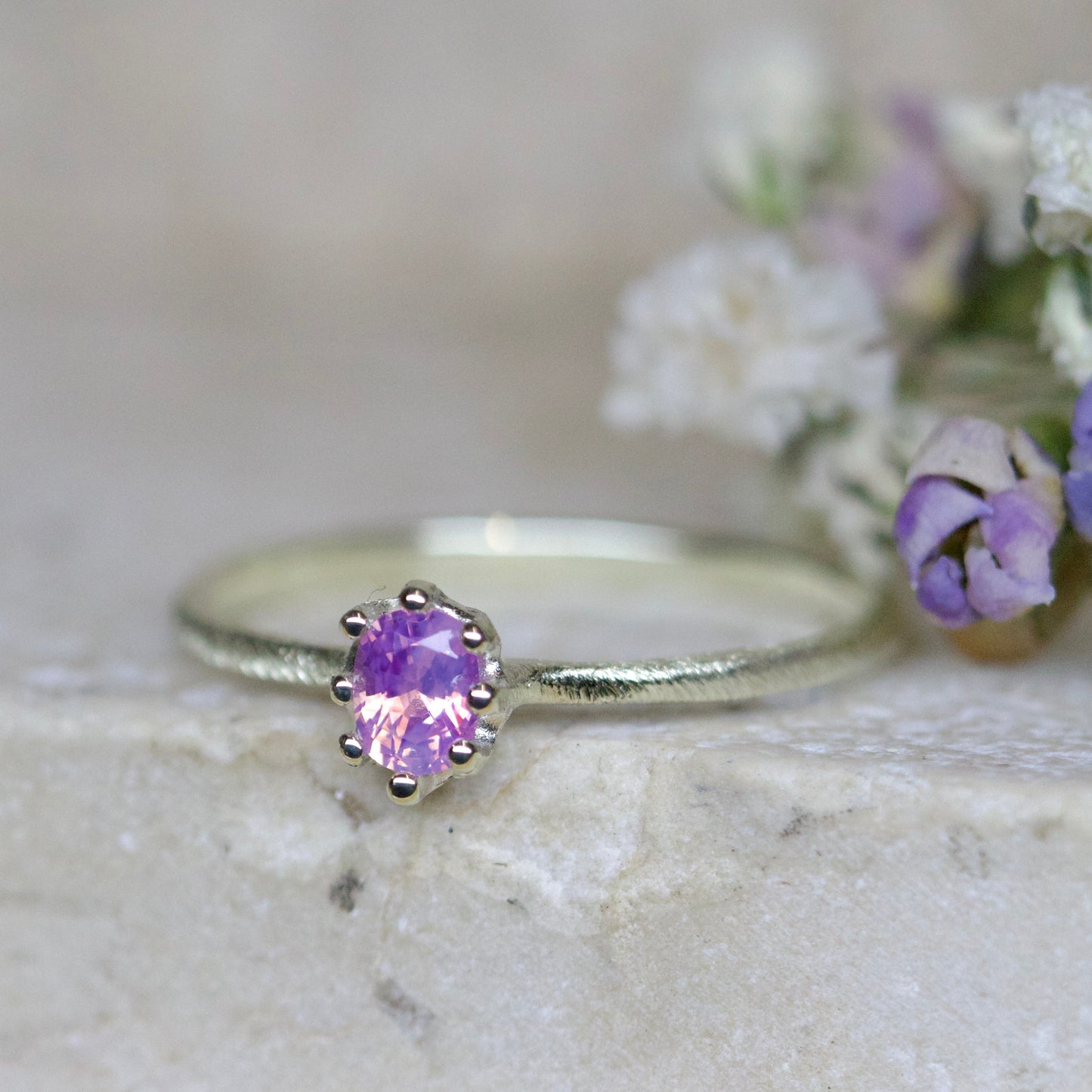 Sea pink solitaire ( ready to ship