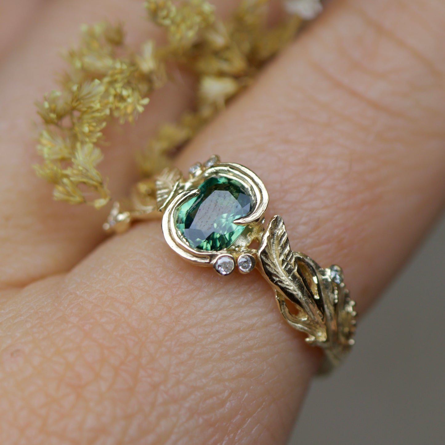 Hawthorne and rosemary ring