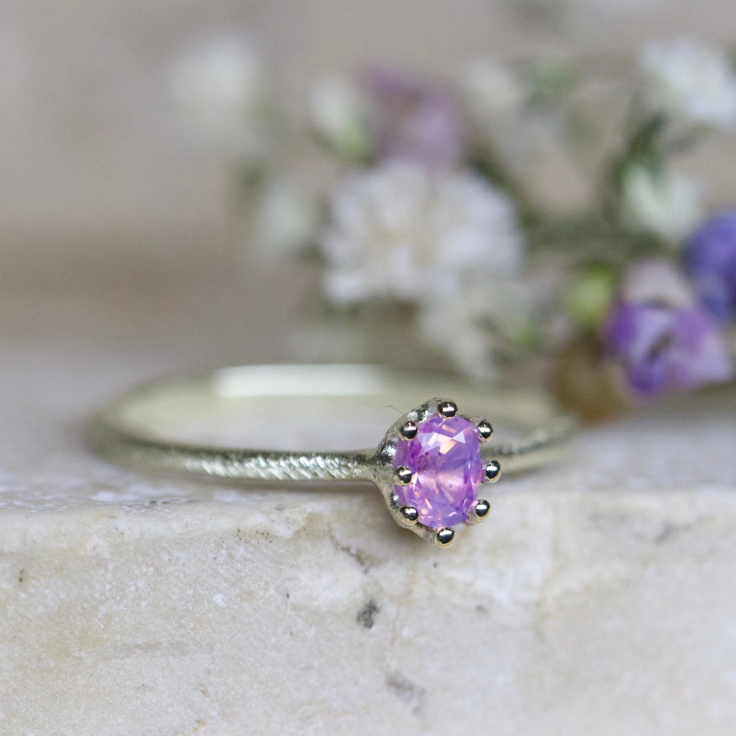 Sea pink solitaire ( ready to ship
