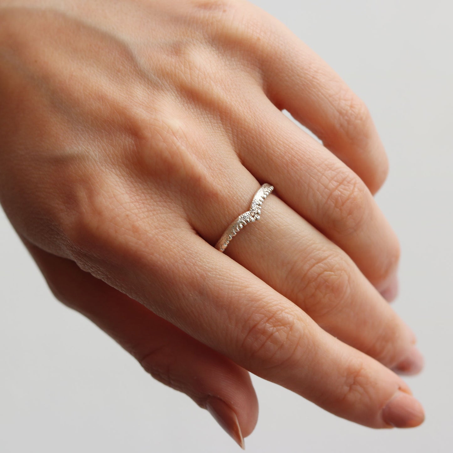 Woodland wishbone Ring