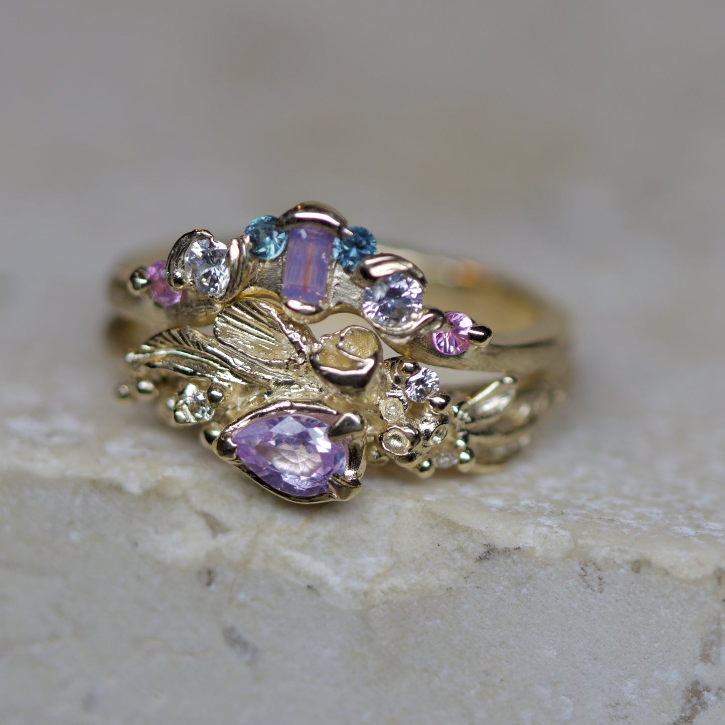 Bronwen ~ gorse ring ( ready to ship )