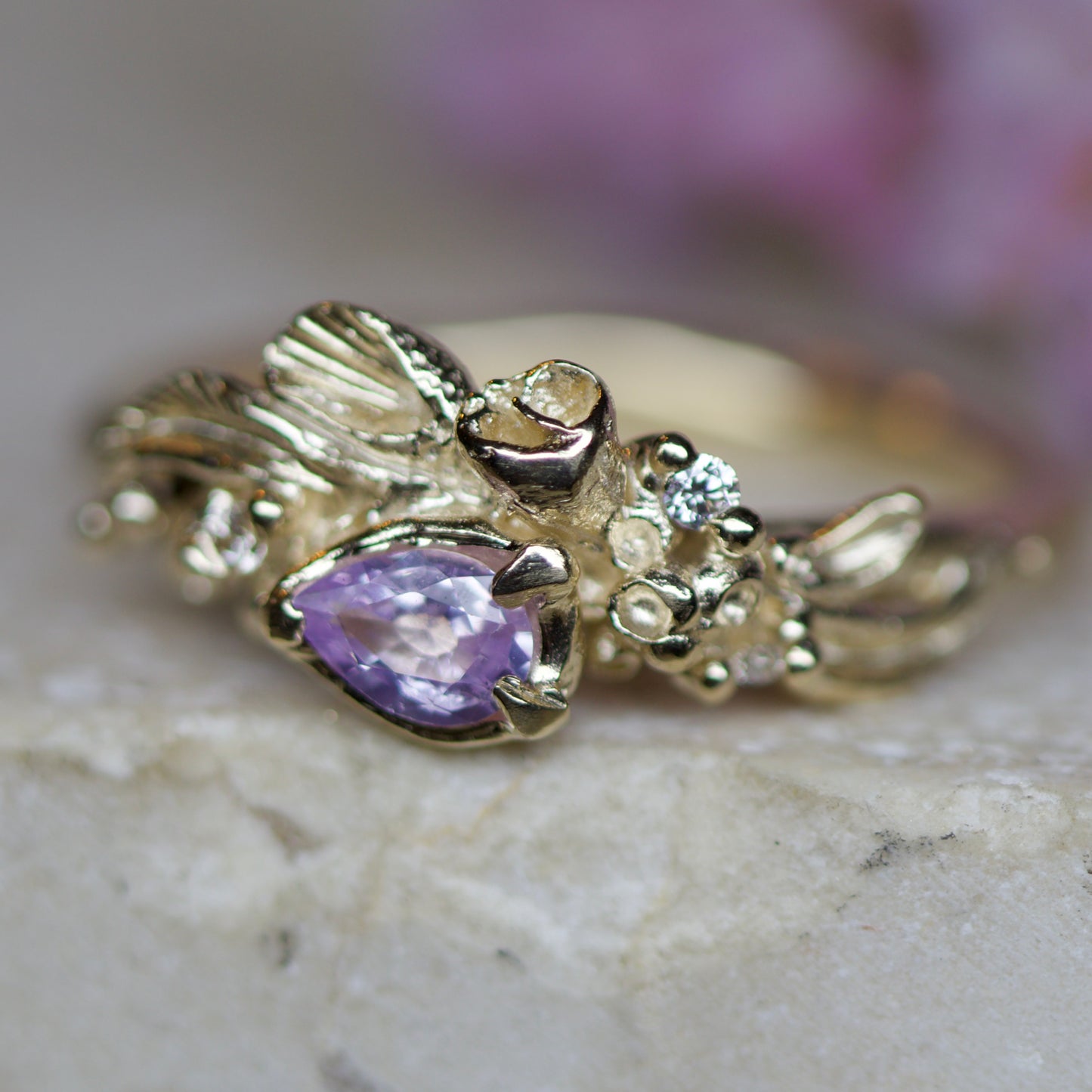 Bronwen ~ gorse ring ( ready to ship )