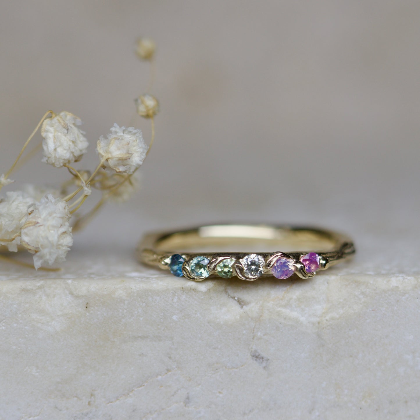 Wildflower fae ~ ombré ring