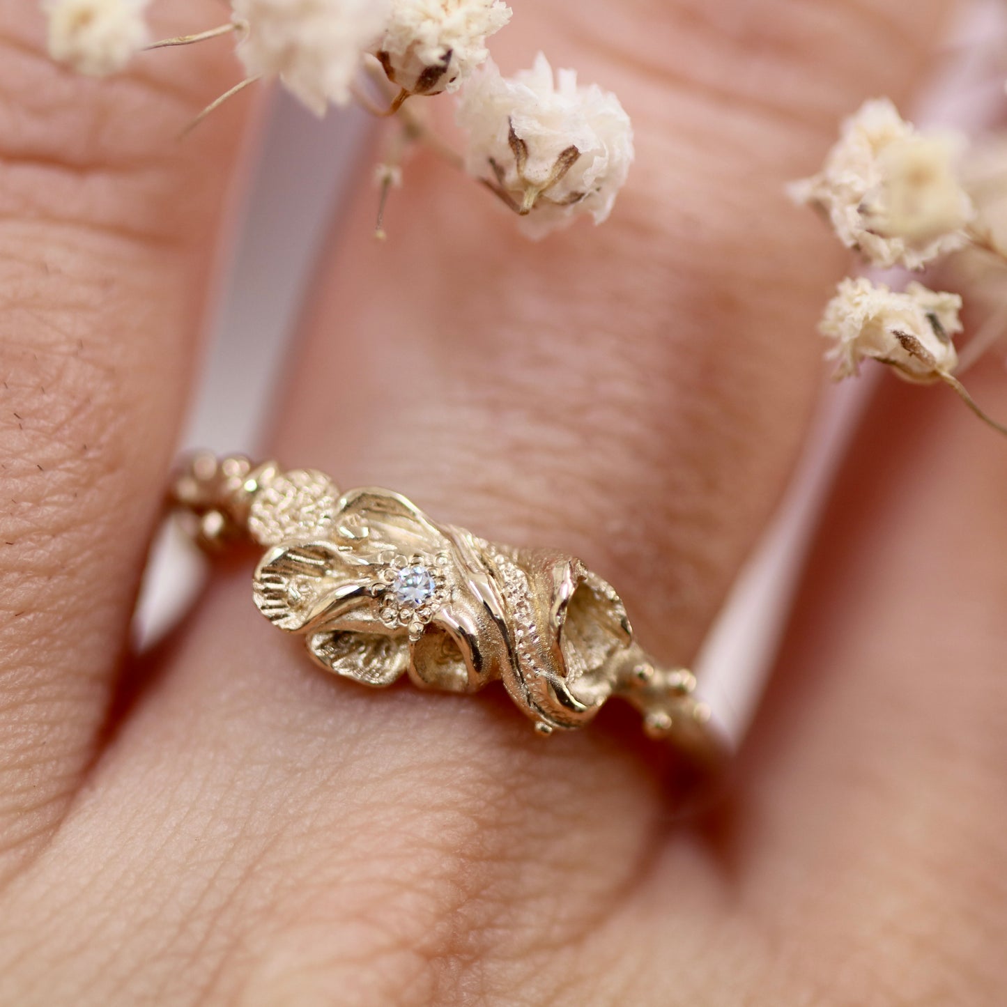 Floral Twist Ring