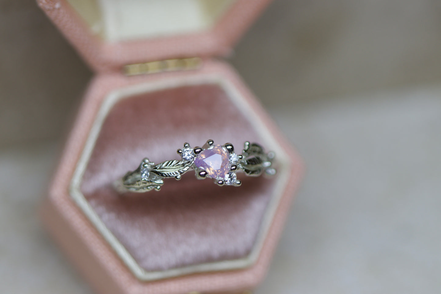 Rowan & milkweed ring ( ready to ship )