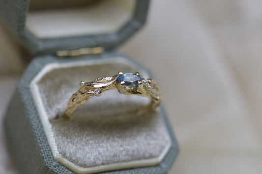 Rowan & selkie sapphire ring