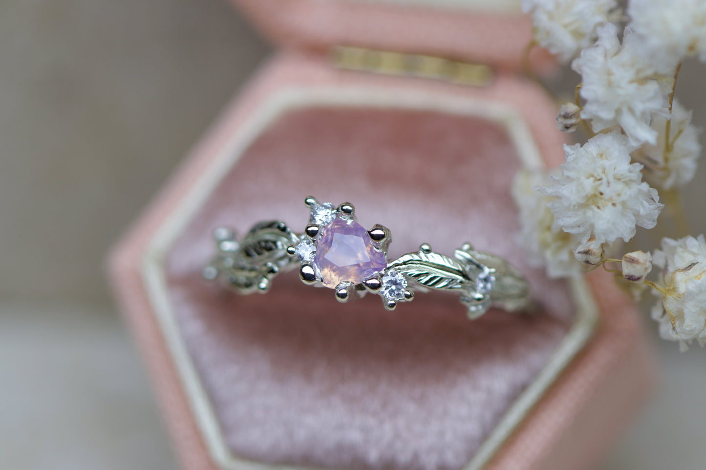 Rowan & milkweed ring ( ready to ship )