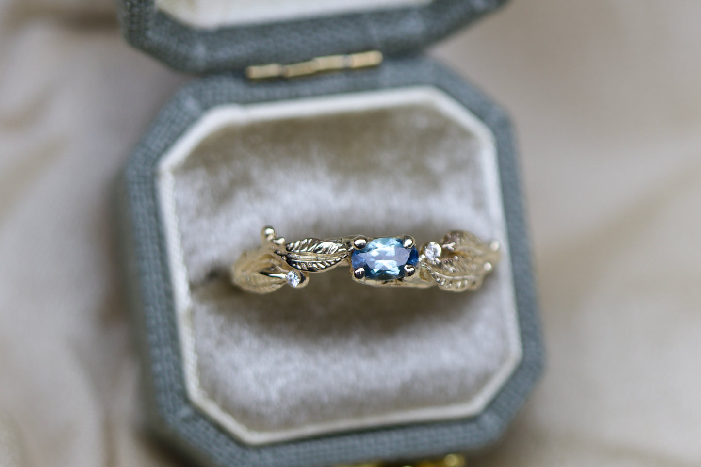 Rowan & selkie sapphire ring ( ready to ship )
