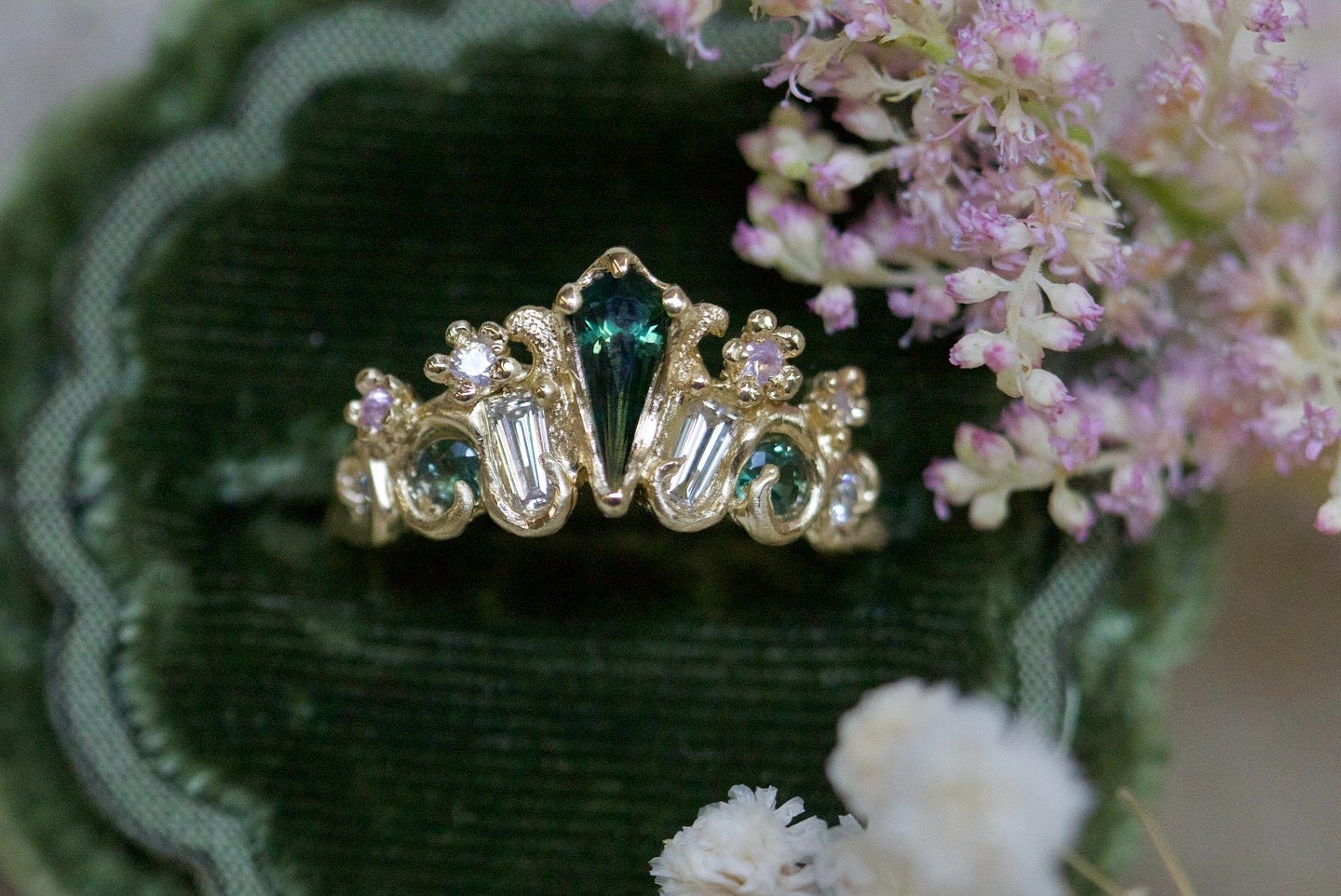 Branwen tiara ring ~ ready to ship