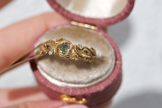 Rowan & champagne diamond ring ( ready to ship )