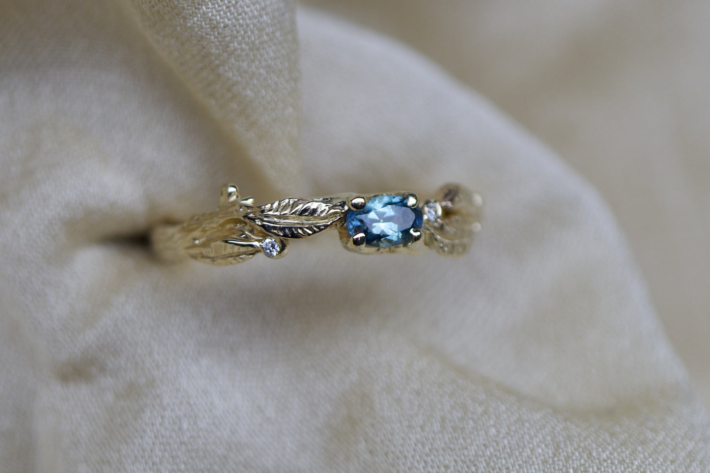 Rowan & selkie sapphire ring ( ready to ship )