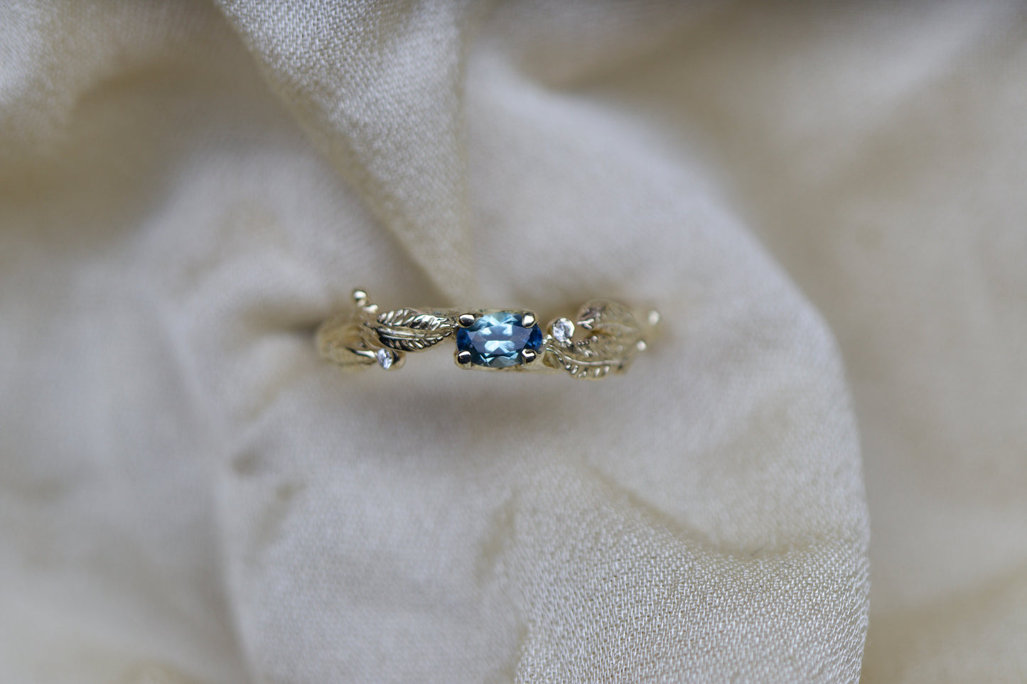 Rowan & selkie sapphire ring ( ready to ship )