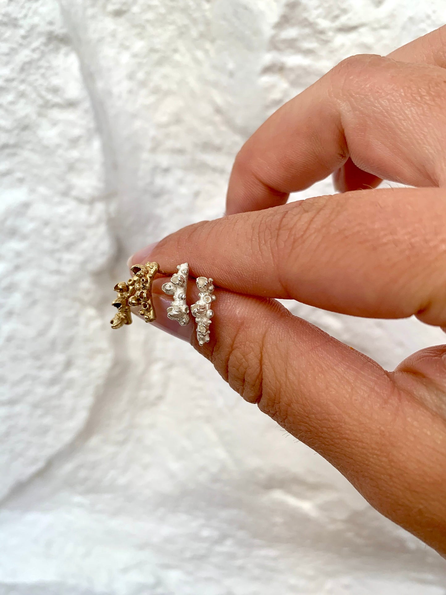 Tiny Barnacle Ear Climber / Studs