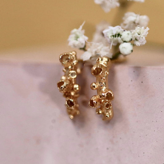 Tiny Barnacle Ear Climber / Studs
